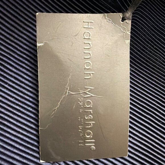 Hannah Marshall  Navy Silk Strapless Mini Bustier Dress Elegant & Fitted Sz 6 - Picture 11 of 13